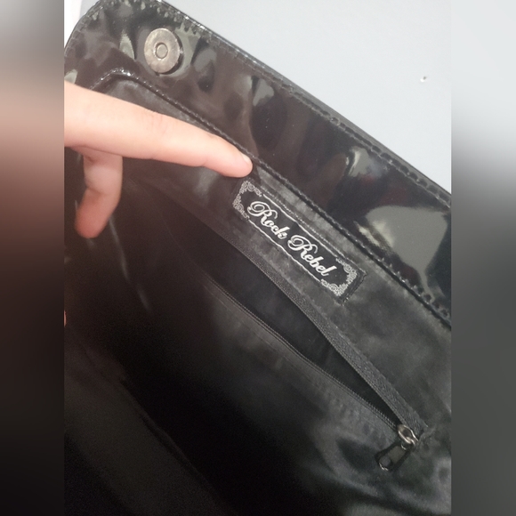 Bride of Frankenstein purple lace tote - Picture 5 of 7